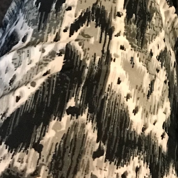 Abstract Black & White Print Palazzo Pants - Picture 7 of 7